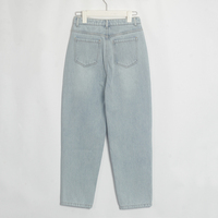 Wixra stylowe spodnie dżinsowe kobiece spodnie jeansowe z futerkiem BF Casual Button spodnie damskie Streetwear jesienno-zimowa 2